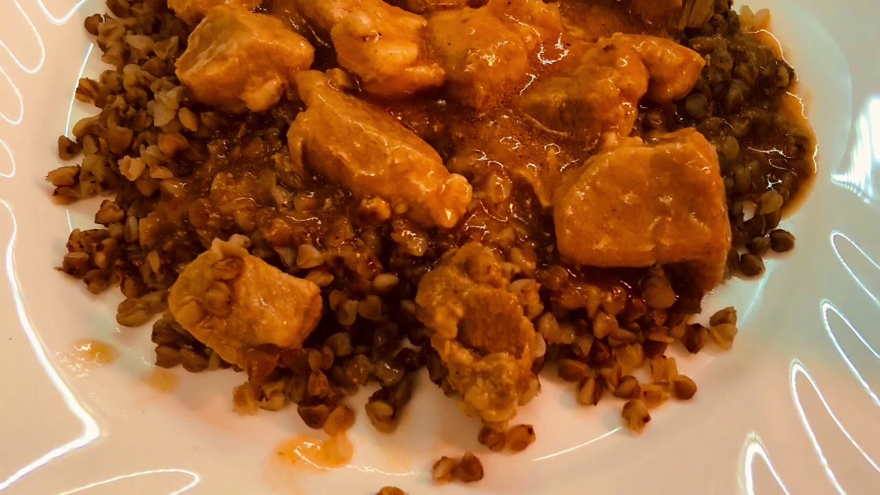 м’ясо з підливою — відеорецепт