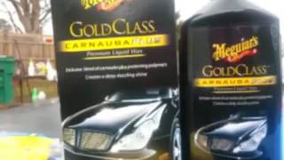 Meguiar,s gold class liquid wax demo review