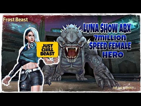 Abx Speed super hero female day 7m score by Luna - marvel future fight