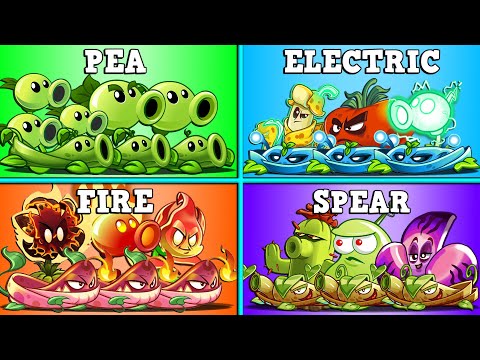 Random 4 Best Team Plants Battlez - Who Will Win? - PvZ 2 Team Plant vs Team Plant