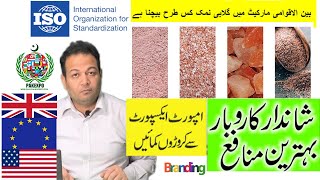 How to export Pink salt from Pakistan| How Pink Salt can bring revolution in Pakistan