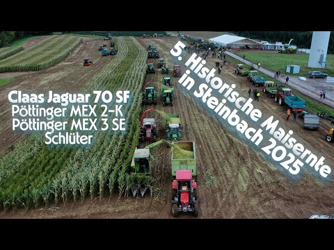Großeinsatz Maishäckseln über 40 Traktoren & Häcksler - Schlüter , Fendt, IHC Claas  Maisernte 2025
