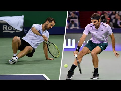 Federer Dismantles Gasquet | The Battle of The One-Handed Backhands!