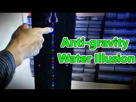 RGB Time Fountain V2 - Levitating Water Illusion (Anti-gravity Water Drops) 2020