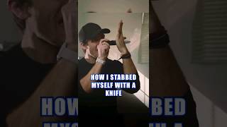 How I stabbed myself! (Visual Effects Tutorial Breakdown) #shorts