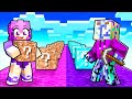 NOOB vs PRO Lucky Block Race in Minecraft! DEFAULT Thumbnail