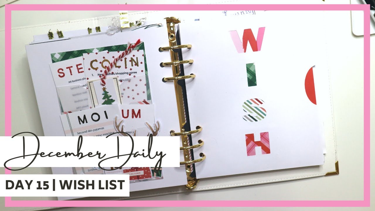 December Daily 2021 | Day 15 | Scrapbook with me