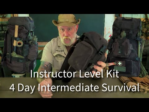 Instructor Level Kit 4 Day Intermediate Survival Course. Full Pack/Kit Dump! With Dave Canterbury 