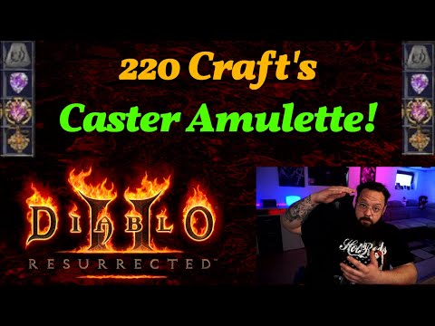 D2R Caster Amulette Craften - Nochmal 222 Amus Craften!
