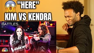 The Voice: Kim Cherry and Kendra Checketts sing Here by Alessia Cara (REACTION)