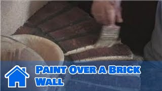 Interior Painting Ideas : How to Paint Over a Brick Wall