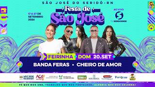 Thumbnail de FEIRINHA: Cheiro de Amor e Banda Feras | Festa de São José 2026 em São José do Seridó/RN