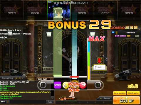 SuperStar Online TH [Battle Dance 4k Mode] Sweet Suga Honey ! - 4Minute