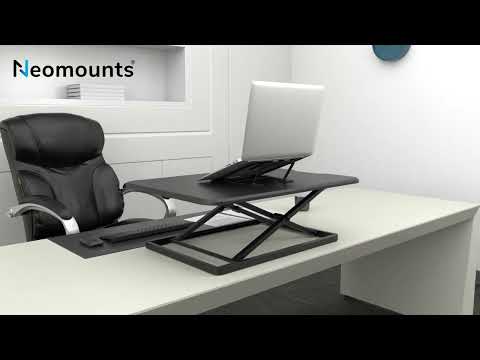Neomounts NS-WS050BLACK Sitz-Steh-Arbeitsplatz video preview