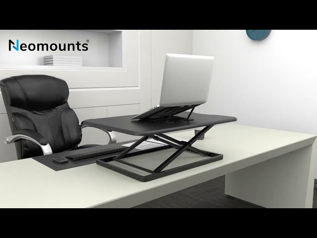 Vidéo teaser pour Neomounts NS-WS050BLACK sit-stand workstation
