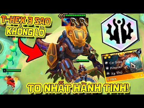 T-HEX TO NHẤT LỊCH SỬ ĐTCL MÙA 16: CẦM TẠO TÁC HÓA "TITAN" CHE LẤP CẢ BẢN ĐỒ -LOBBY KHÓC VÌ QUÁ TO!