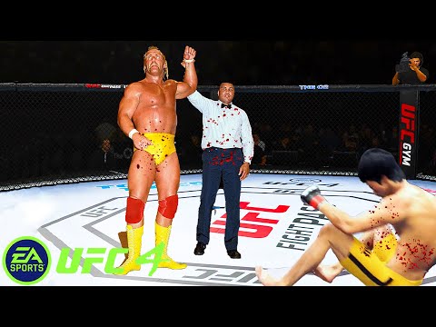 UFC4 Bruce Lee vs Super Hogan Wrestler EA Sports UFC 4 - PS5