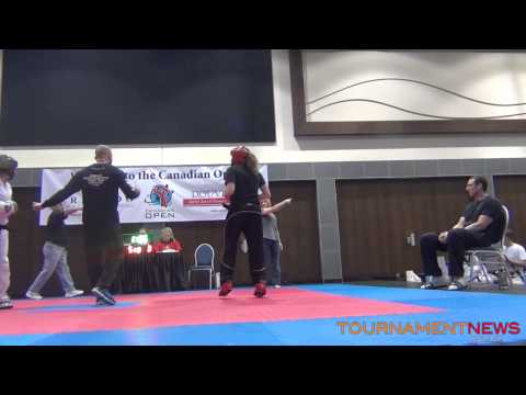 Michelle Antolic vs Nicole Triplet Elite Women Fighting at Canadian Open 2013