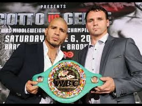 Miguel Cotto vs Daniel Geale 157 lb Catch Weight Fight WBC Middleweight Championship June 6