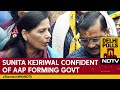 Delhi Polls 2025 Delhi People Are Intelligent Sunita Kejriwal Confident Of AAP Forming Govt