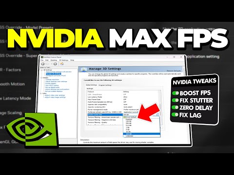 Best NVIDIA Settings for MAX FPS & Performance in 2025! (UPDATED)