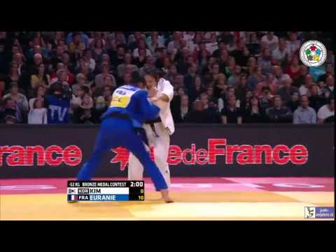 Judo 2016 Grand Slam Paris: Kim (KOR) - Euranie (FRA) [-52kg] bronze
