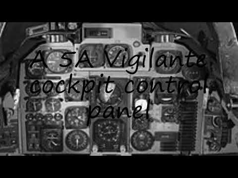 How to pronounce A 5A Vigilante cockpit control panel in English?