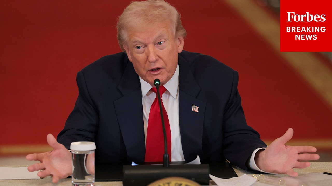 Video | BREAKING: Trump Takes Questions At Roundtable Event After Demanding Iran's 'Unconditional Surrender'