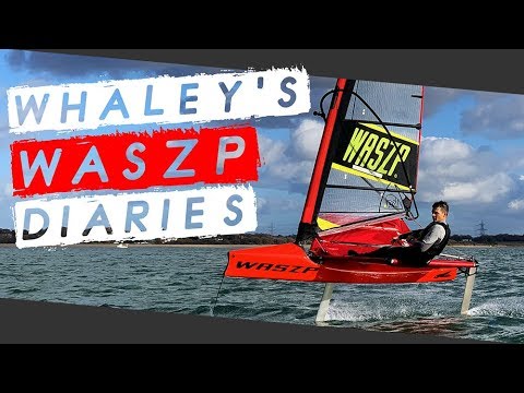SAM GOES TO THE 2019 WASZP NATIONALS - FOILING ACTION on the water in Rutland