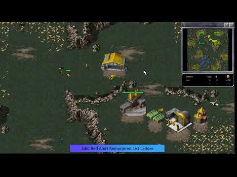 Command and Conquer Remastered: Red Alert Quickmatch 1v1 - Eric VS Auv