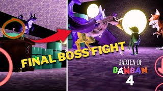 Garten of BANBAN 4 | Final BOSS Fight & ENDING #gartenofbanban #gartenofbanban0 #alljumpscares