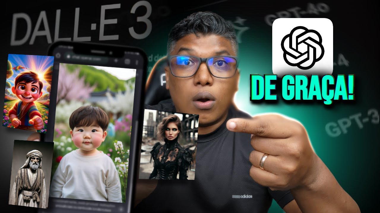 ❇️Como Criar Imagens Grátis com DALL-E 3 do GPT-4 - Sem Limite de Criação!
