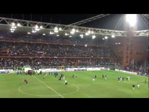 Finale Sampdoria - Genoa 3-1 DERBY DELLA LANTERNA N° 105 18/11/2012
