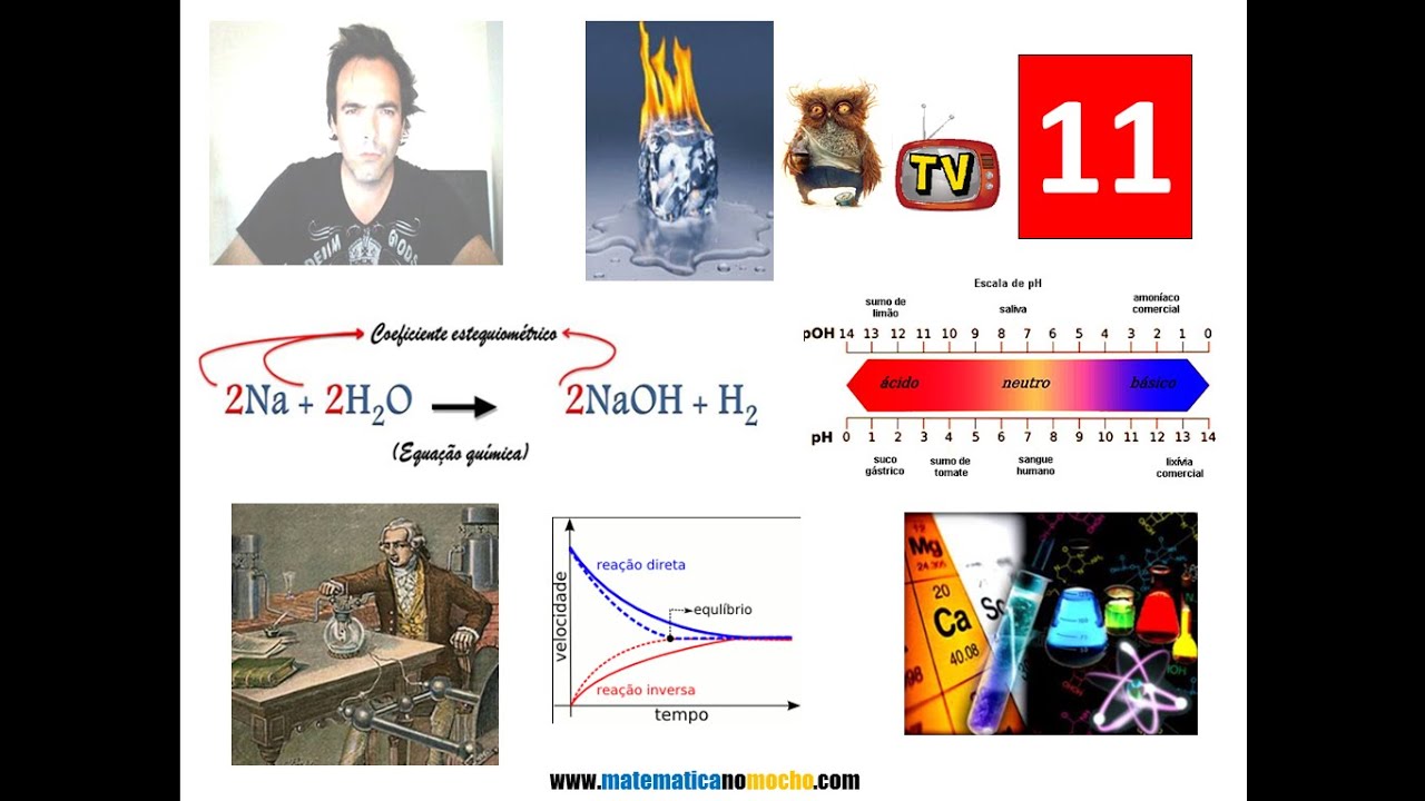 Titulações Determinar PH no ponto de equivalência PH de sais Química 11º ano