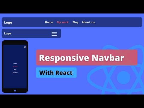 Responsive Navbar Tutorial In React JS