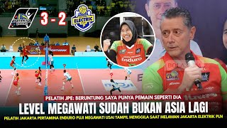 Download lagu 🔴LEVEL DIA SUDAH LEVEL DUNIA! Pelatih JPE Puji Megawati Usai Tampil MENGGILA vs Jakarta Elektrik PLN mp3