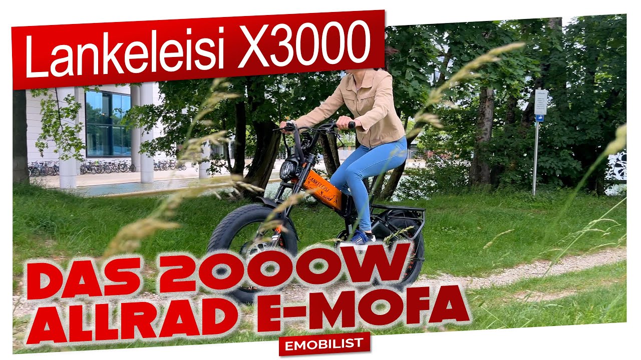 Lankeleisi X3000 – Das unglaublich leistungsstarke 2000W Elektromofa mit Doppelantrieb