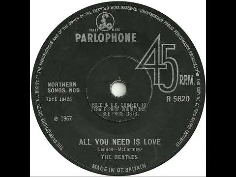 UK New Entry 1967 (171) The Beatles - All You Need Is Love