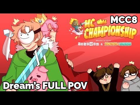 Minecraft Championship 8 Dream POV FULL Livestream (Winners POV)