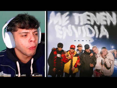(REACCIÓN) Me Tienen Envidia RMX - Tunechikid, Marcianeke, Vshoko, Pablo Chile, Galee Galee, Cris Mj