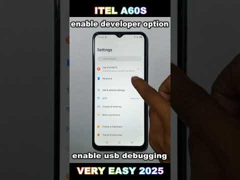 how to enable /developer option in itel A60S || how to itel a60 developer option not showing 2025