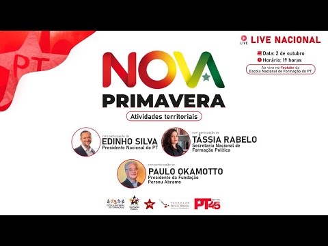 LIVE NACIONAL DA JORNADA NOVA PRIMAVERA