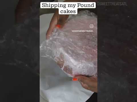 how to ship a pound cake! #howtoshipapoundcake #shipping #cake #explore