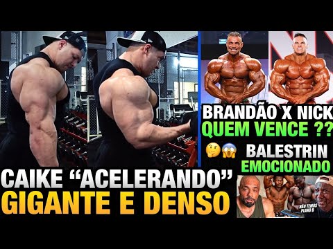 CAIKE ESTÁ ABSURDO: APARECEU ENORME E MUITO DENSO + BRANDÃO VS NICK WALKER + BALESTRIN