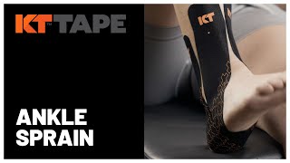 KT Tape: Ankle Sprain Taping | Sports Tape for Ankle Pain