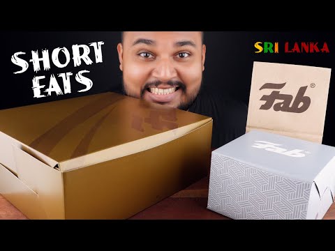 fab crab fish chicken bacon short eats garlic bread chocolate donuts | sri lankan food | chama