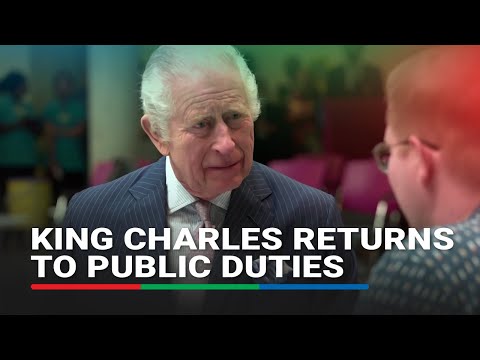 UK's King Charles meets cancer patients on his return to public duties