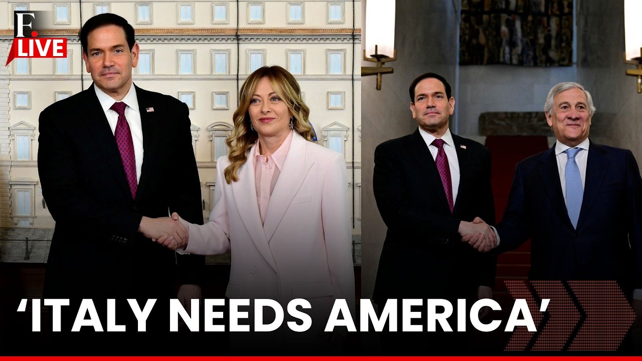 Rubio EU Visit LIVE: Italy Tells Rubio That Europe Needs America and Vice Versa | Meloni | Tajani
