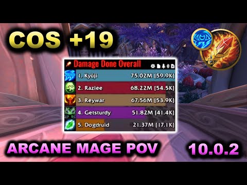 Arcane Mage 10.0.2 Dragonflight Season 1 - COS +19 Fortified - BACK FROM HOLIDAYS!