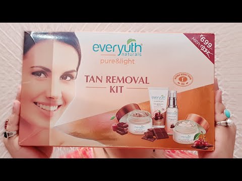 Everyuth naturals pure&light tan removal kit first impression| summer skincare for face & body |RARA Video